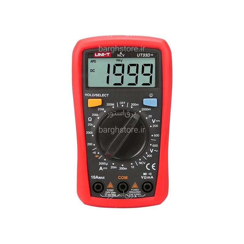 1 مولتی متر دیجیتال یونیتی UNI-T مدل UT33D Plus - Image 1