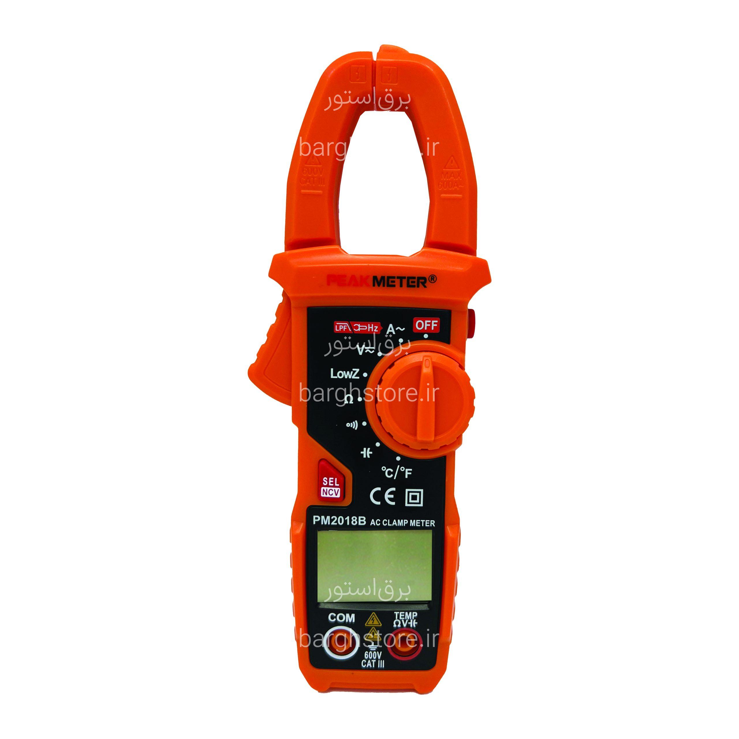 PM2018B - 1 آمپرمتر کلمپی پیک متر PEAKMETER مدل PM2018B - Image 1