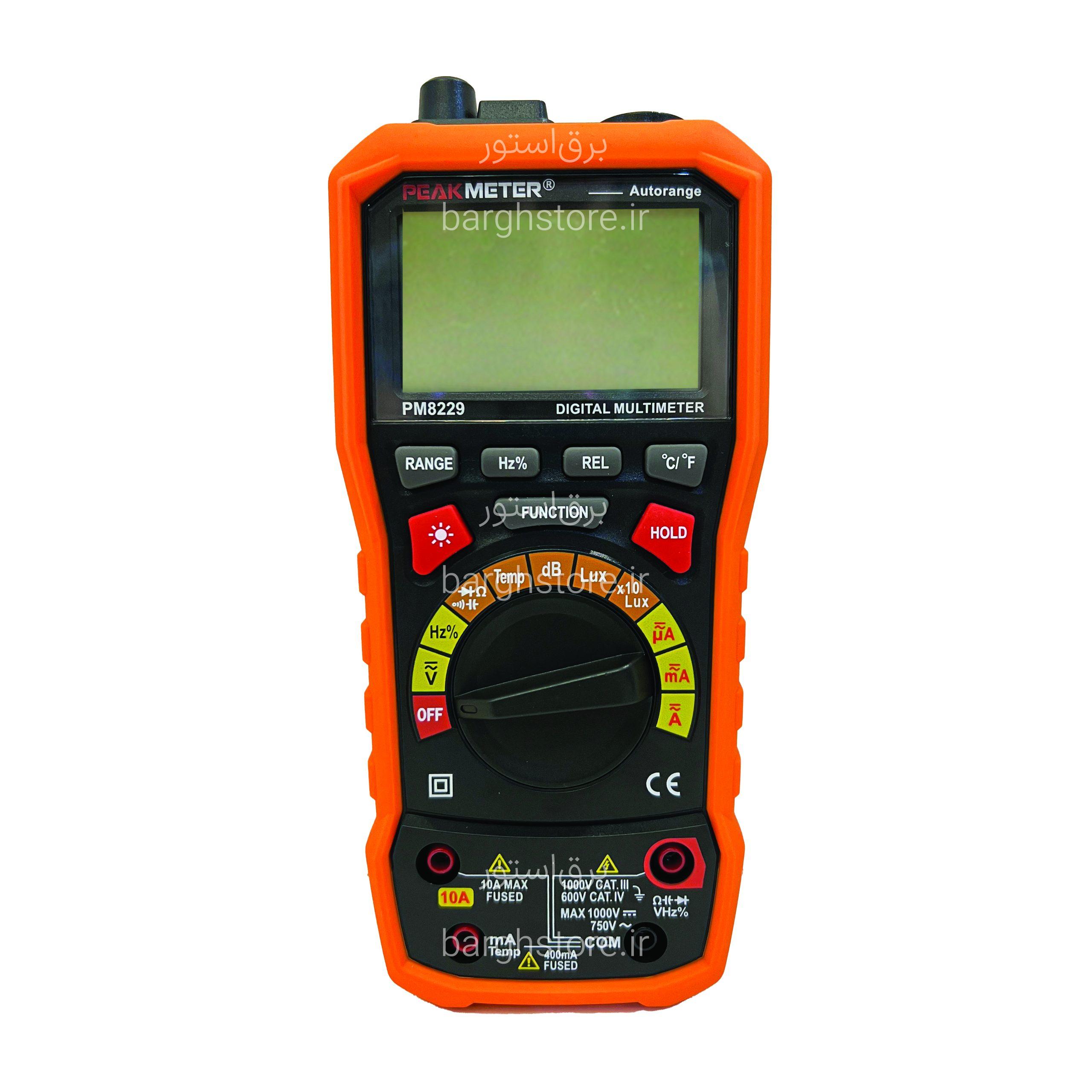 PM8229 - 1 مولتی متر دیجیتال چند منظوره پیک متر PEAKMETER مدل PM8229 - Image 1