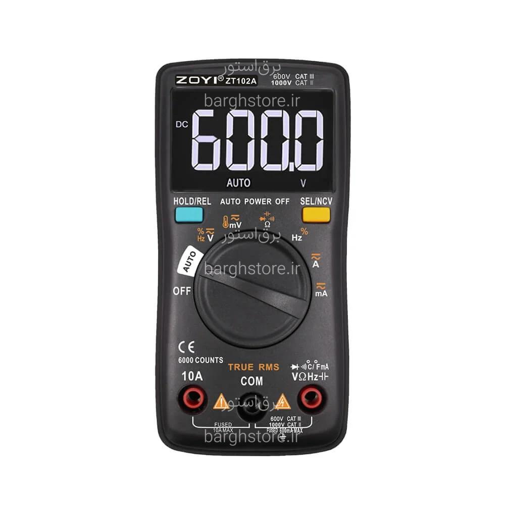 ZT-102A - 1 مولتی متر دیجیتال زویی ZOYI مدل ZT-102A - Image 1