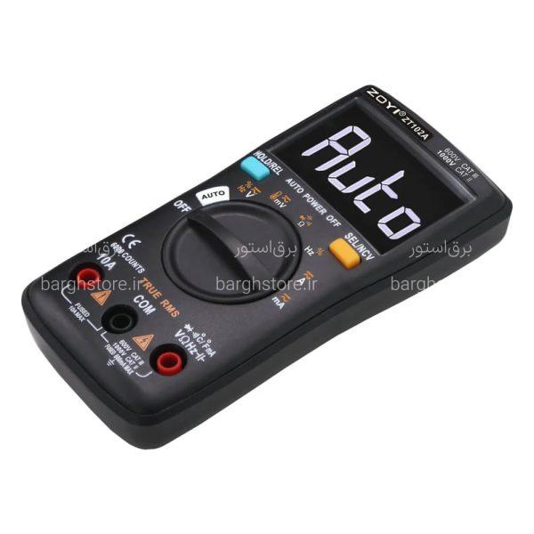 مولتی متر دیجیتال زویی ZOYI مدل ZT-102A - برق استور | فروشگاه اینترنتی لوازم الکتریکی