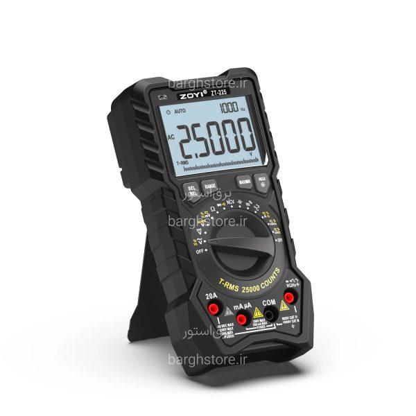 مولتی متر دیجیتال زویی ZOYI مدل ZT-225 - برق استور | فروشگاه اینترنتی لوازم الکتریکی