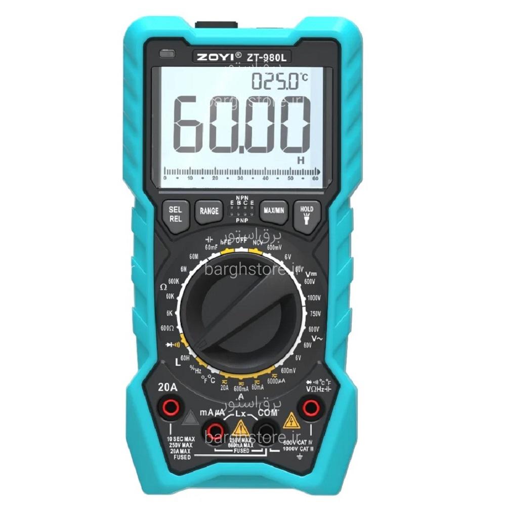 ZT-980L - 1 مولتی متر دیجیتال زویی ZOYI مدل ZT-980L - Image 1