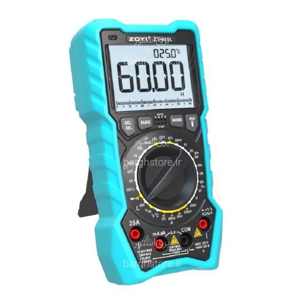 مولتی متر دیجیتال زویی ZOYI مدل ZT-980L - برق استور | فروشگاه اینترنتی لوازم الکتریکی