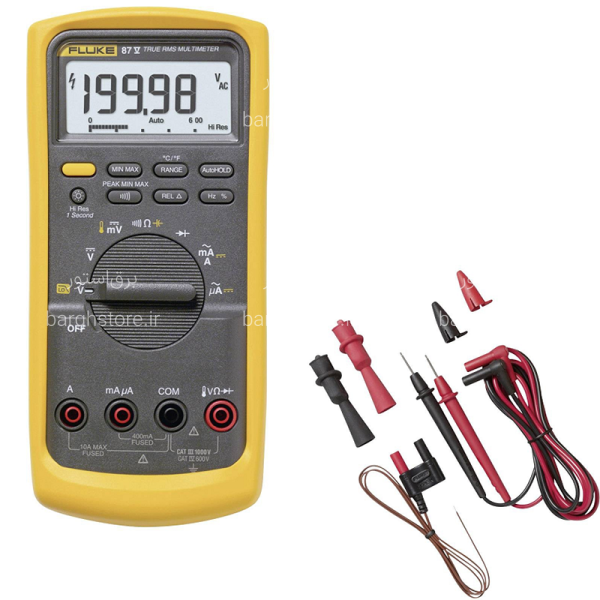 مولتی متر دیجیتال فلوک FLUKE مدل 87V - برق استور | فروشگاه اینترنتی لوازم الکتریکی