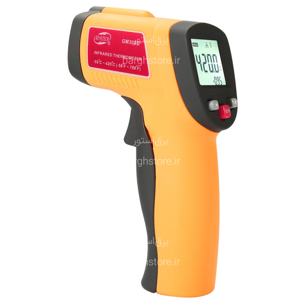 ترمومتر لیزری بنتک BENETECH مدل GM300E - برق استور | فروشگاه اینترنتی لوازم الکتریکی
