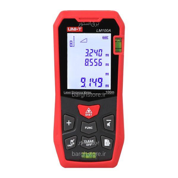متر لیزری یونیتی UNI-T مدل LM100A - برق استور | فروشگاه اینترنتی لوازم الکتریکی